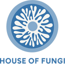 House of Fungi Icon and Wordmark Logo 